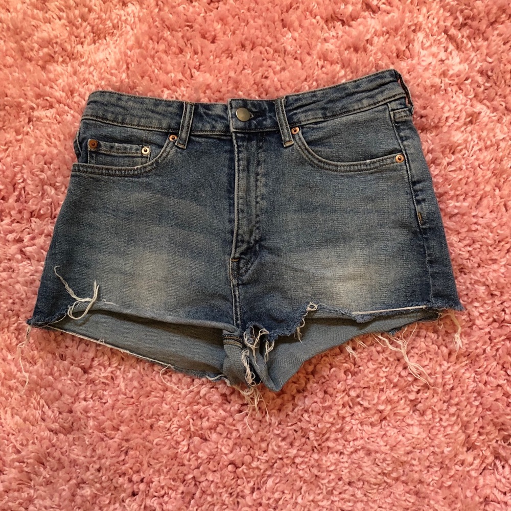 Denim shorts